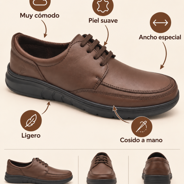 Blucher marrón
